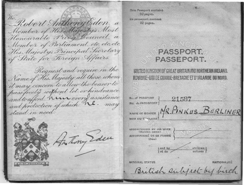 Berliner Pasport 1